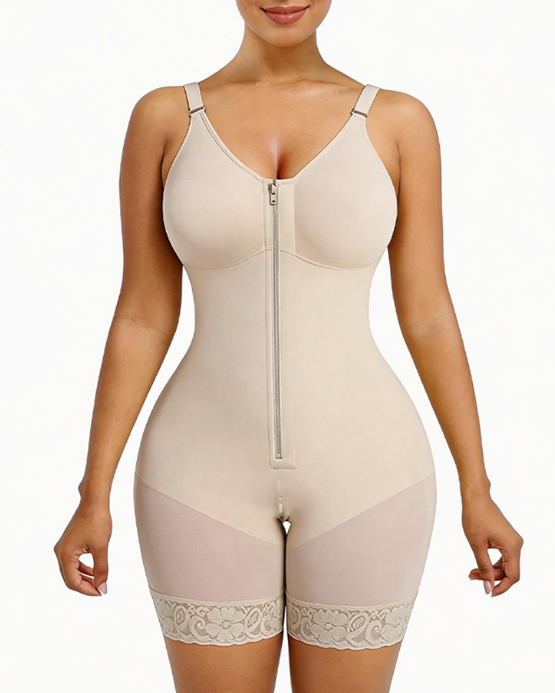 Confident Tummy-Butt Lifting Body Shaper in Nude - Tummy Control | Lumisensy
