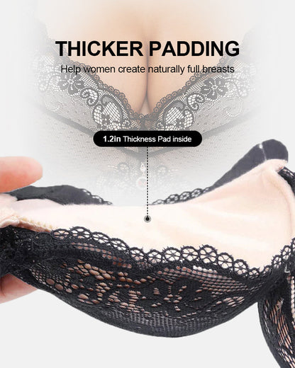 Lumisensy® Lace Underwire Padded Push-Up Bra