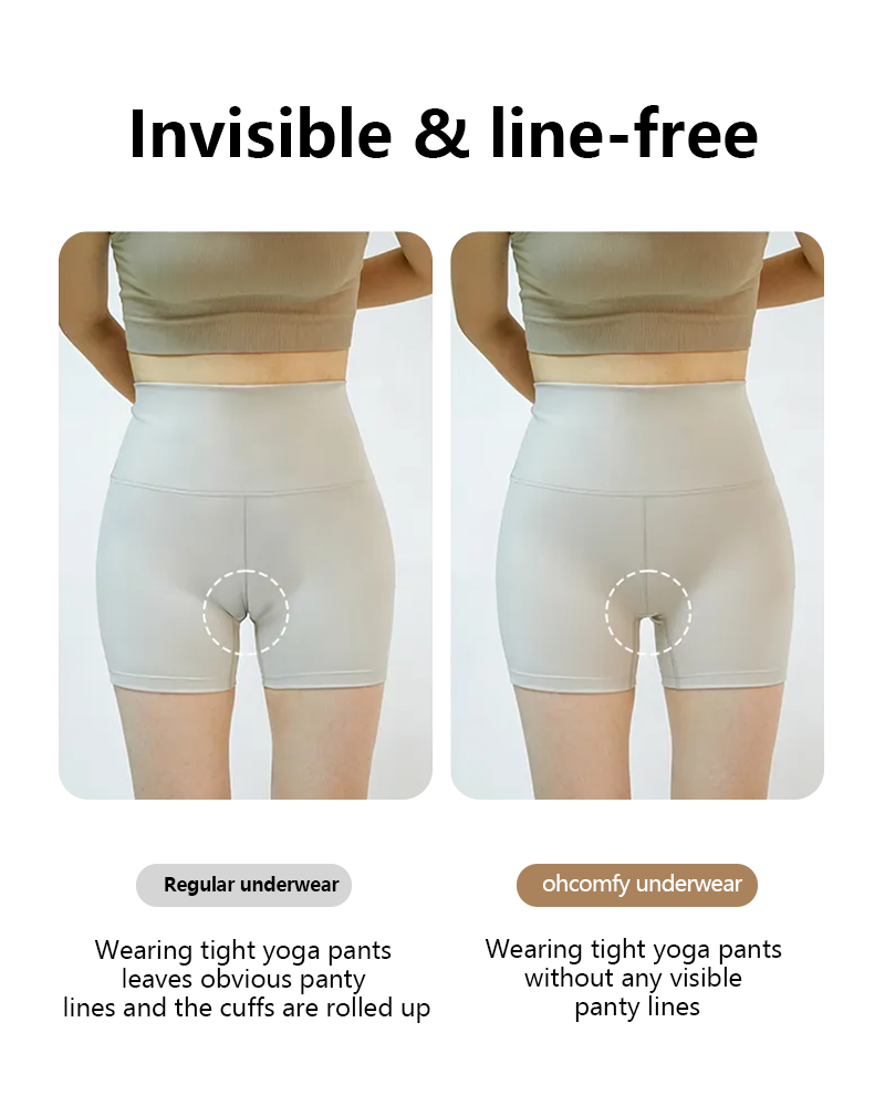 Sexy Invisible Thong Panties in White - Seamless Invisible | Lumisensy