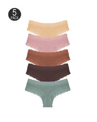 [5-Pack Set3] 5 Colors[Skin+Pink+Brown+Coffee+Green]