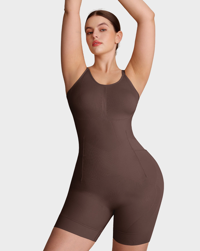 Lumisensy® Easyslide Back-Zip Butt-Lifter Bodysuit