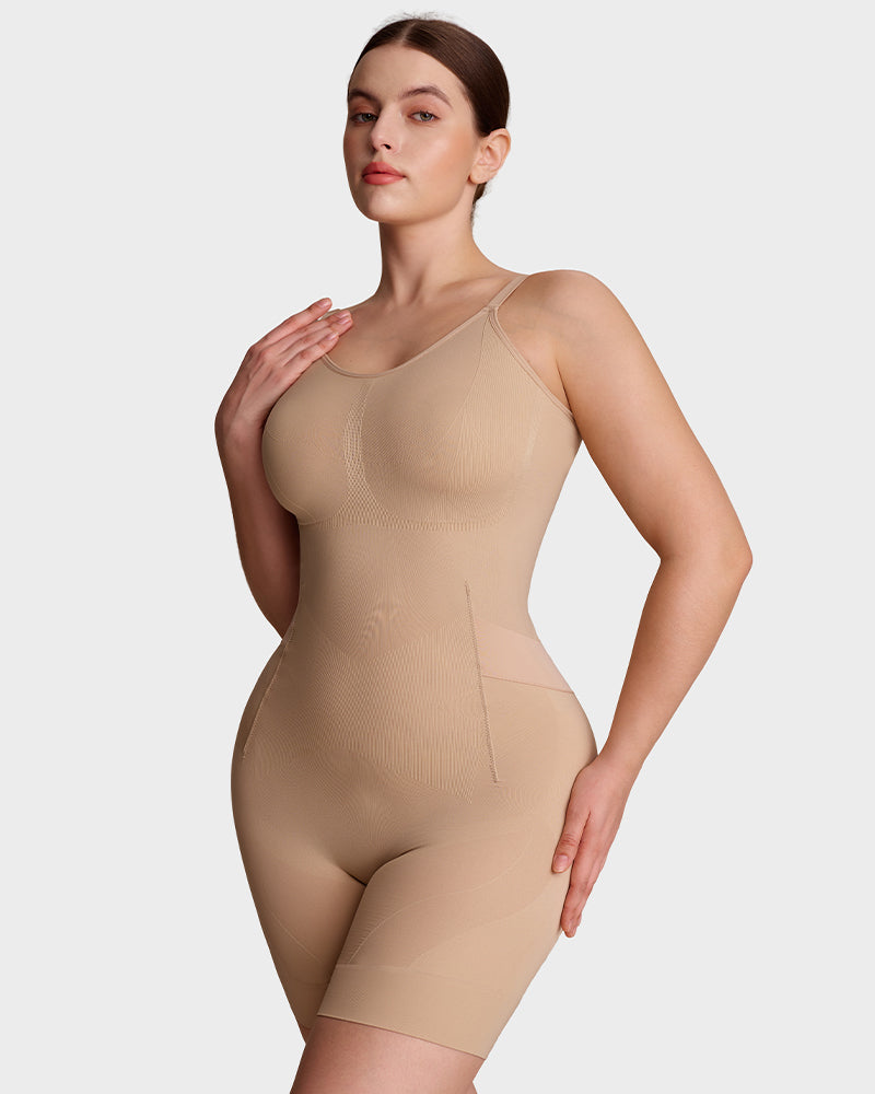 Lumisensy® Easyslide Back-Zip Butt-Lifter Bodysuit