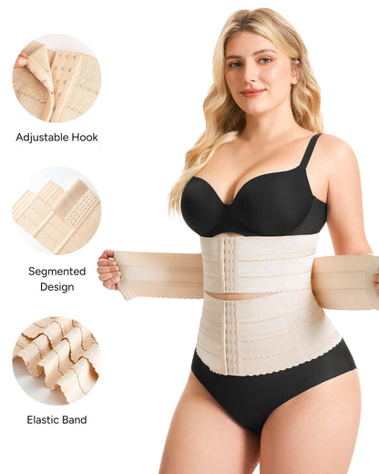 Lumisensy® Adjustable 3-Section Waist Cincher Belt