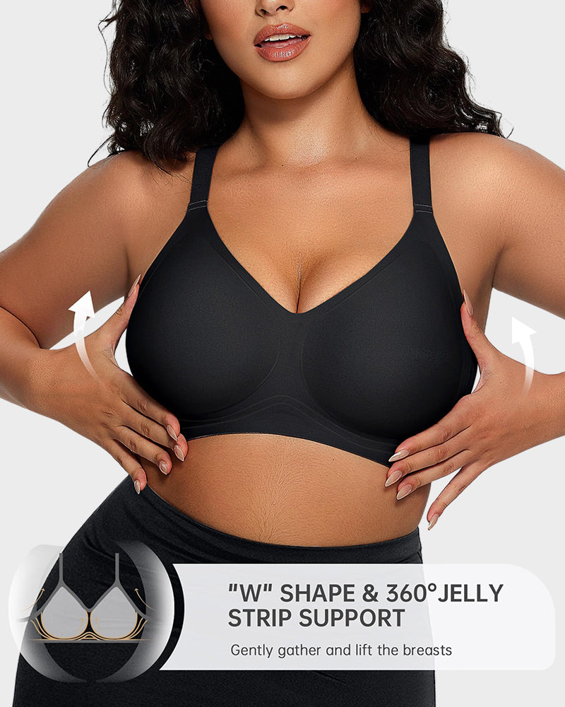 Lumisensy® Seamless Jelly Strip Wireless Bra Full Coverage