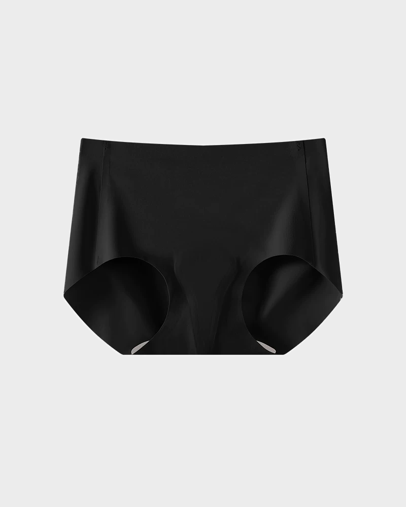 Confident Peach-Lift Fitness Panties in Black - Seamless Invisible | Lumisensy