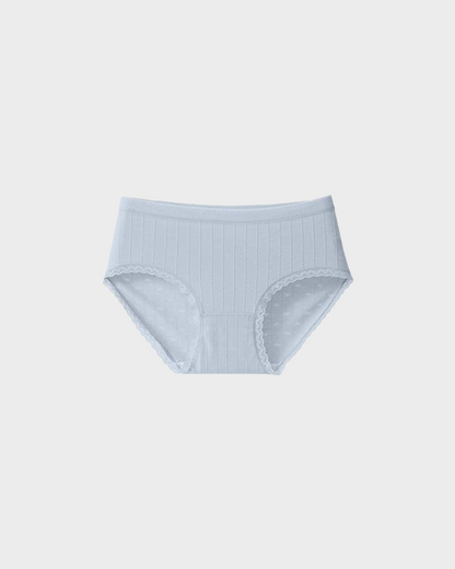 Lumisensy® Fresh Lace-Trim Cotton Panties