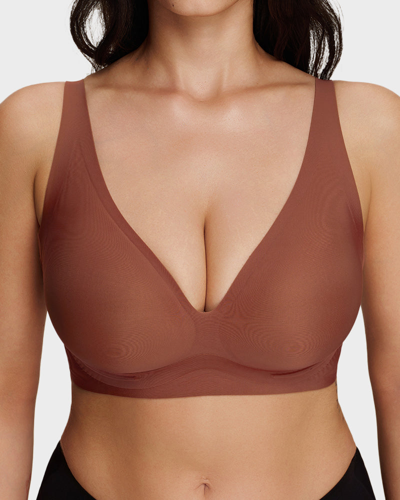 Lumisensy® Wireless Deep-V Jelly Support Bra