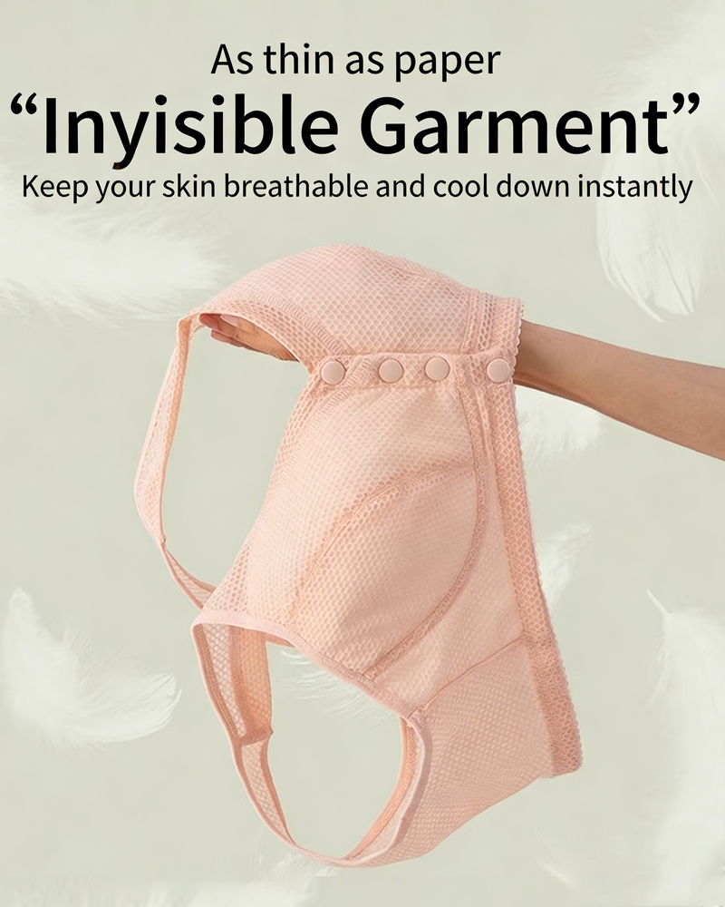 Comfort Front-Closure Wirefree Bra in Purple - Everyday Comfort | Lumisensy