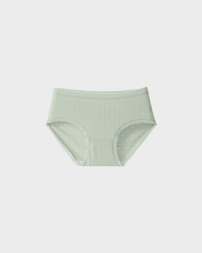 Lumisensy® Fresh Lace-Trim Cotton Panties