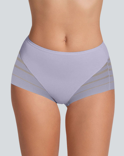 Confident Tummy-Control Mesh Briefs in Tan - Tummy Control | Lumisensy