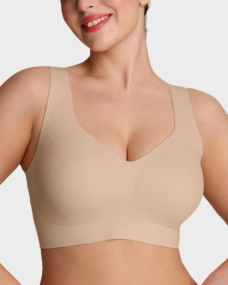 Lifting Wire-Free Antibacterial Jelly Bra in Skin - Cloud-Lift Support | Lumisensy