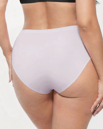 Confident Peach-Lift Fitness Panties in Light Purple - Seamless Invisible | Lumisensy