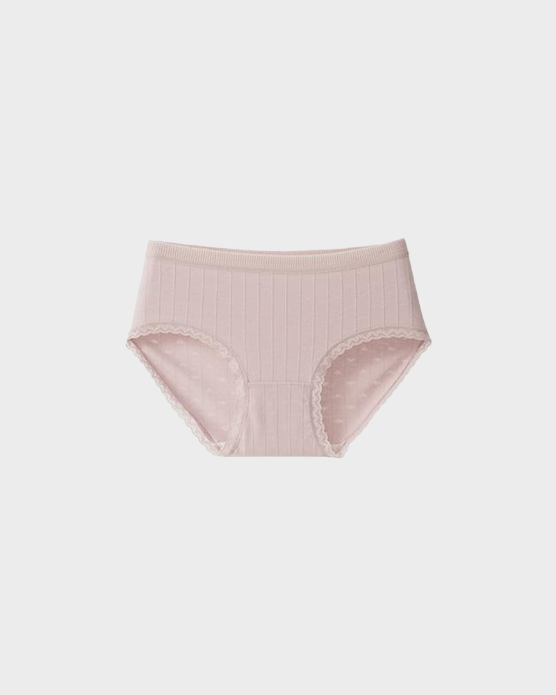 Lumisensy® Fresh Lace-Trim Cotton Panties