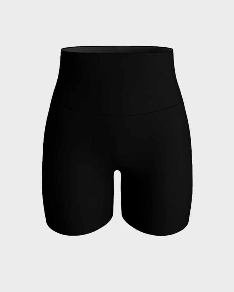 Confident Tummy-Tuck Shaping Shorts in Black - Tummy Control | Lumisensy
