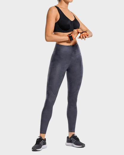 Max Control Outside-Wire High Impact Sports Bra in Black - Tummy Control | Lumisensy