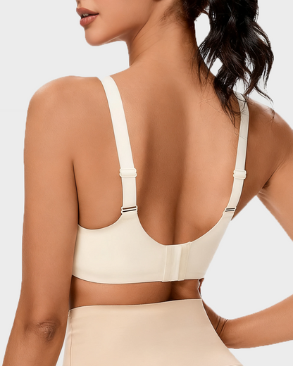 Comfort Support Push-Up Wireless Bra in Black - Wireless Comfort | Lumisensy