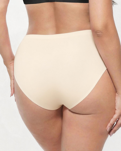 Confident Peach-Lift Fitness Panties in Nude - Seamless Invisible | Lumisensy