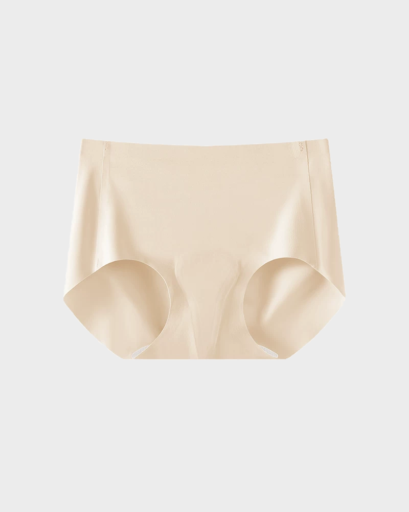 Confident Peach-Lift Fitness Panties in Nude - Seamless Invisible | Lumisensy