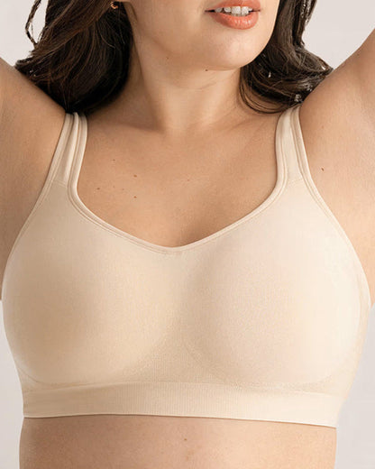 Lumisensy® Plus Size Seamless Wireless Bra with Built-In Pads