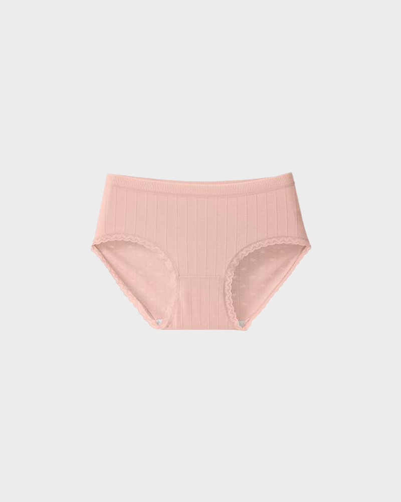 Lumisensy® Fresh Lace-Trim Cotton Panties