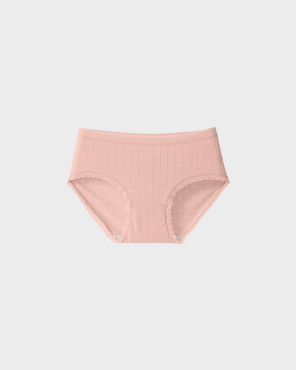 Lumisensy® Fresh Lace-Trim Cotton Panties