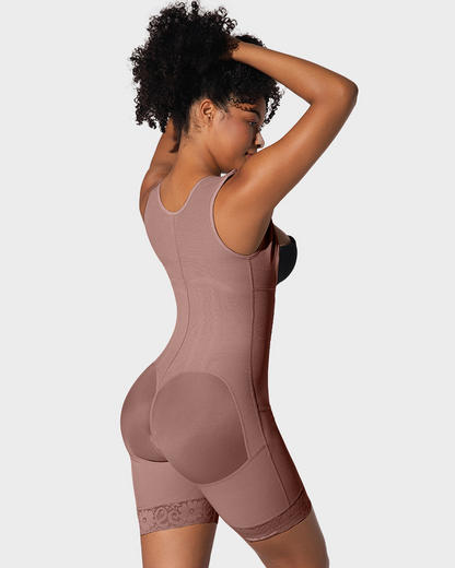 Slim Post-Surgery Compression Shapewear in Tan - Tummy Control | Lumisensy