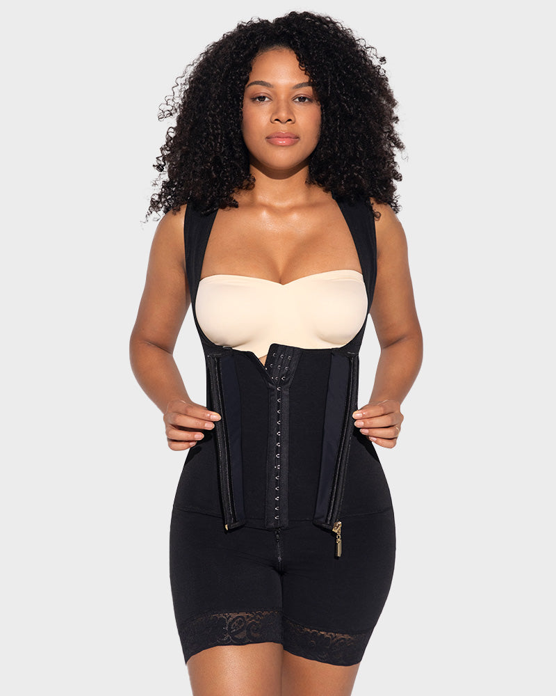 Slim Post-Surgery Compression Shapewear in Tan - Tummy Control | Lumisensy