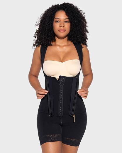 Slim Post-Surgery Compression Shapewear in Tan - Tummy Control | Lumisensy