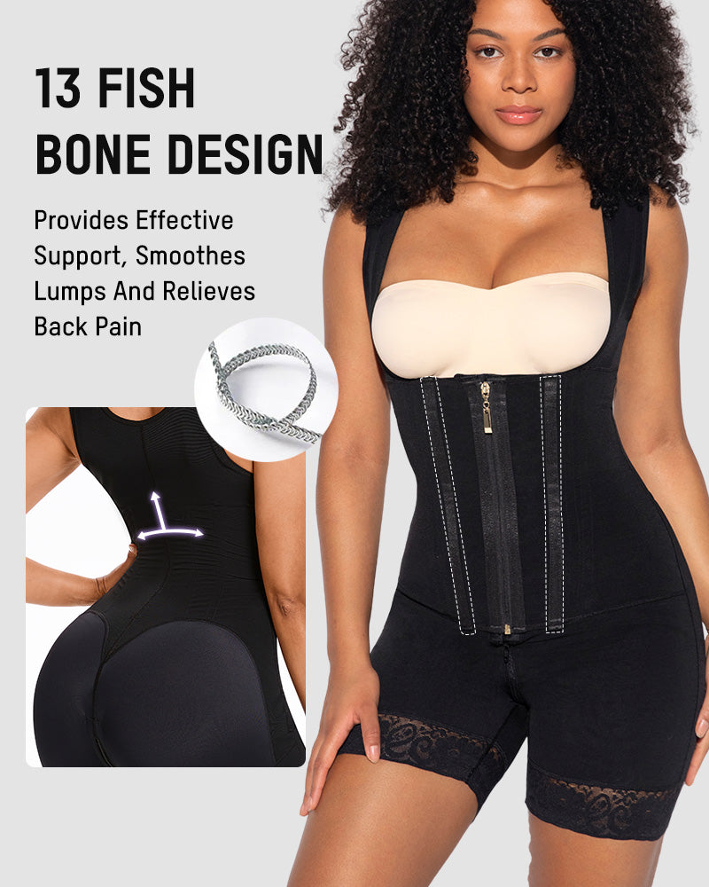 Slim Post-Surgery Compression Shapewear in Rosy Brown - Tummy Control | Lumisensy