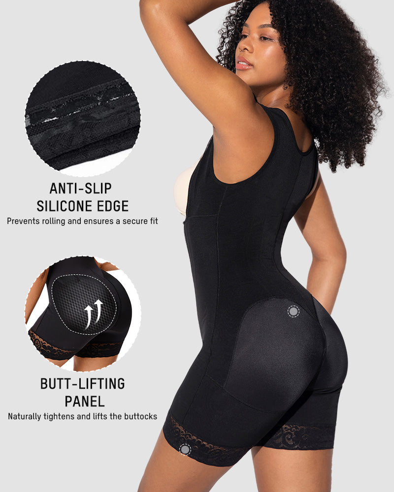 Slim Post-Surgery Compression Shapewear in Tan - Tummy Control | Lumisensy