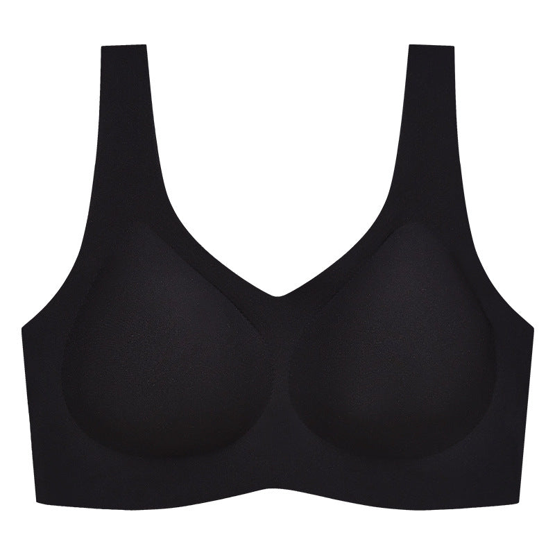 Seamless Wireless Full Coverage Bra in Light Green - Wireless Comfort | Lumisensy