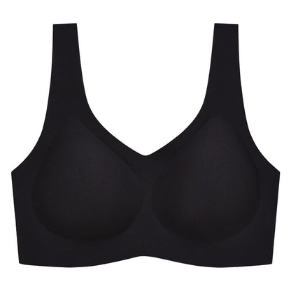 Seamless Wireless Full Coverage Bra in Light Green - Wireless Comfort | Lumisensy