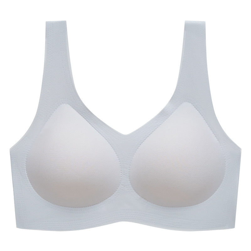 Seamless Wireless Full Coverage Bra in Red - Wireless Comfort | Lumisensy