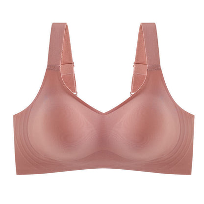Wire-Free Push-Up Seamless Full-Cup Bra in Skin - Wireless Comfort | Lumisensy