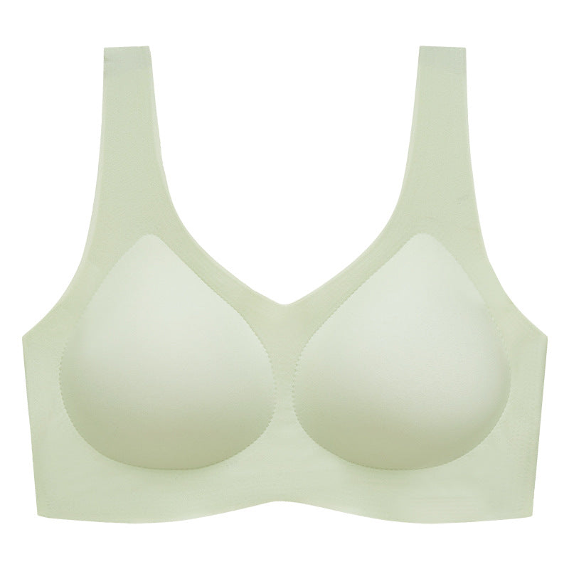 Seamless Wireless Full Coverage Bra in Black - Wireless Comfort | Lumisensy