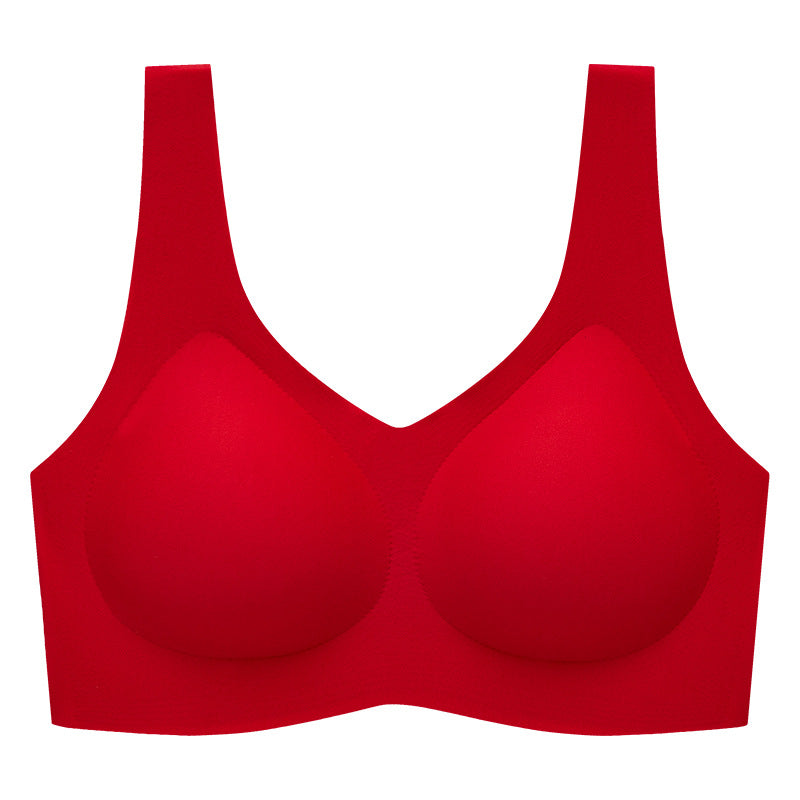 Seamless Wireless Full Coverage Bra in Light Blue - Wireless Comfort | Lumisensy