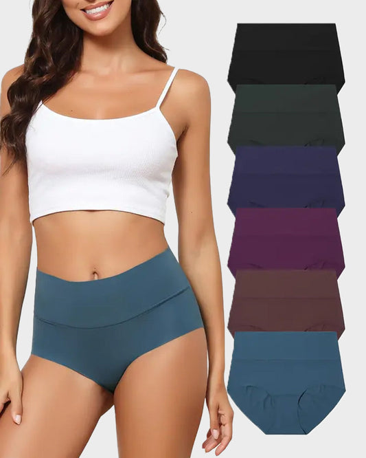 Lumisensy® Seamless High-Waist No Show Comfort Panties (6 Pack)