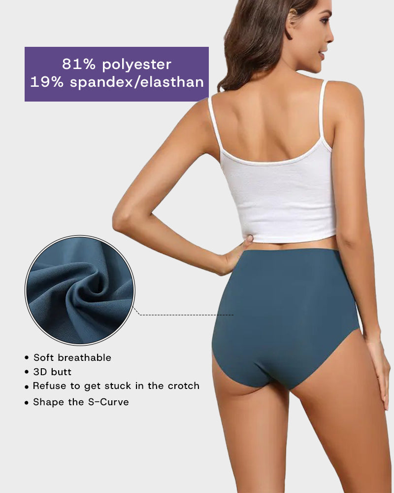 Lumisensy® Seamless High-Waist No Show Comfort Panties (6 Pack)