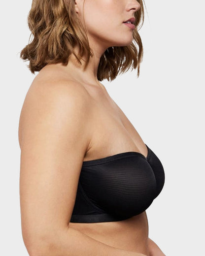 Lumisensy® Strapless Mesh Underwire Balconette Bra