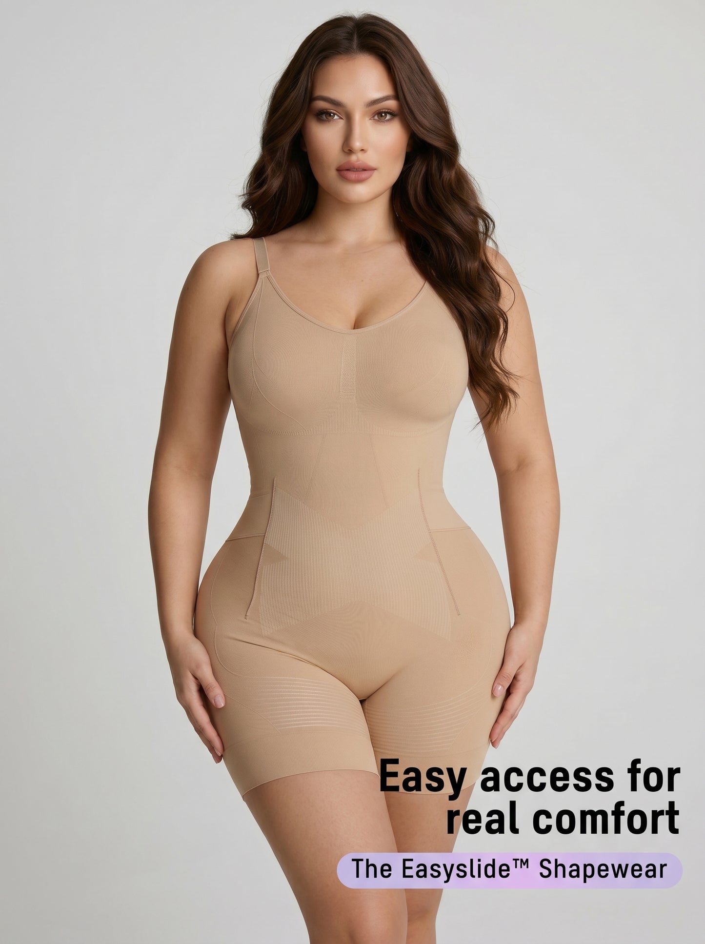 Slim Tummy-Control Bodysuit in Black - Tummy Control | Lumisensy