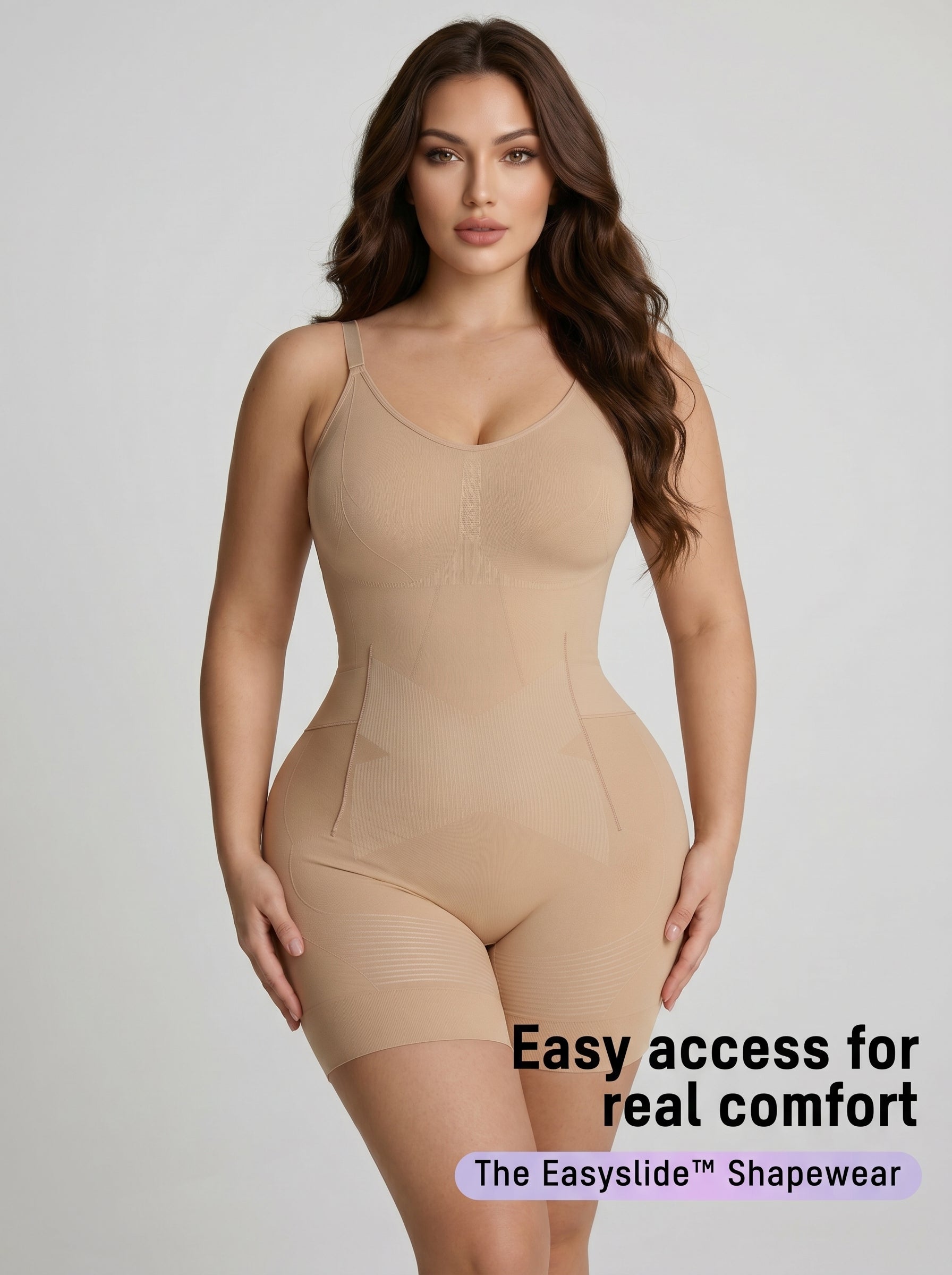 Slim Tummy-Control Bodysuit in Black - Tummy Control | Lumisensy