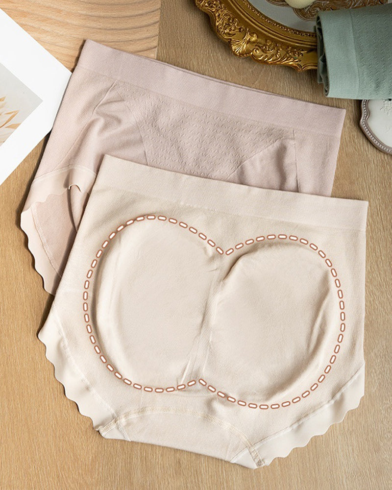 Luxurious Silk Hip-Lift Panties in Black - Seamless Invisible | Lumisensy