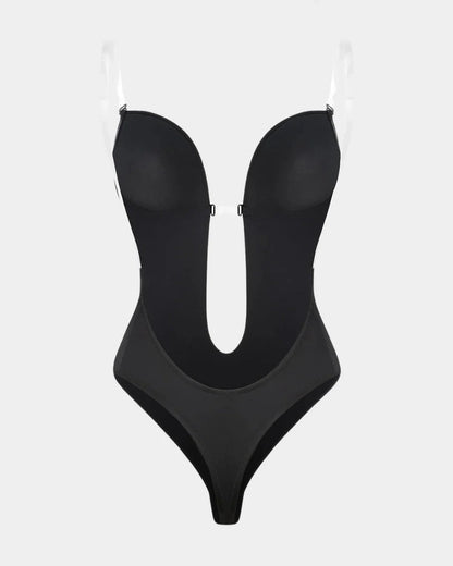 Lumisensy® Shapewear Halter Strap Deep U Sculpting Backless Bodysuit