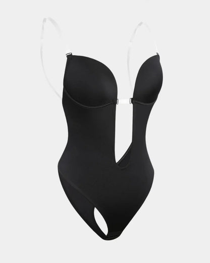 Lumisensy® Shapewear Halter Strap Deep U Sculpting Backless Bodysuit