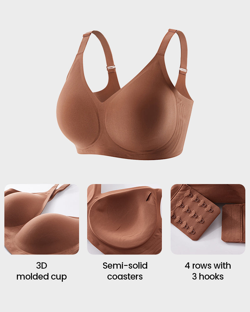 Lumisensy® Seamless Jelly Strip Wireless Bra Full Coverage