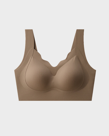 Comfort Wireless Vest Bra in Coffee - Wireless Comfort | Lumisensy
