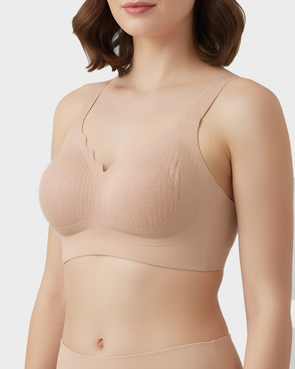 Flawless Lift Contour Bra in White - Everyday Comfort | Lumisensy