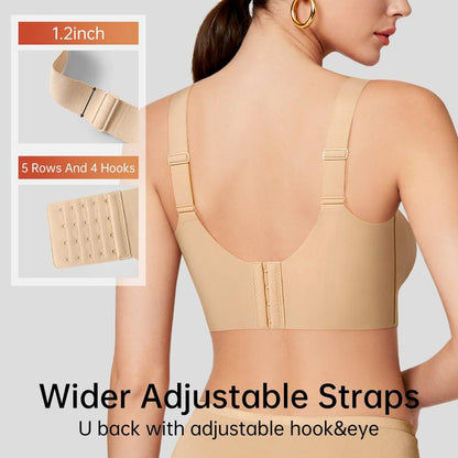 Wireless Push-Up Seamless Jelly Bra in Nude - Cloud-Lift Support | Lumisensy