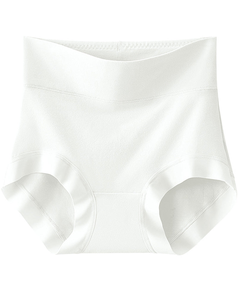 Confident Tummy-Control Cotton Panties in Light Green - Tummy Control | Lumisensy
