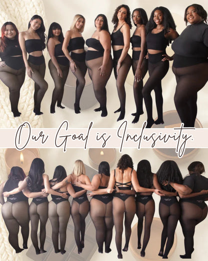 Snatched One-Seam Sheer Fleece Leggings in Vanilla Light - Everyday Comfort | Lumisensy
